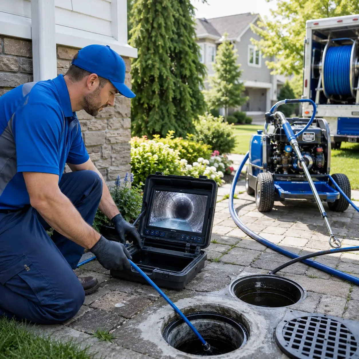 Outdoor drain cleaning professionals serving Seminole, PA